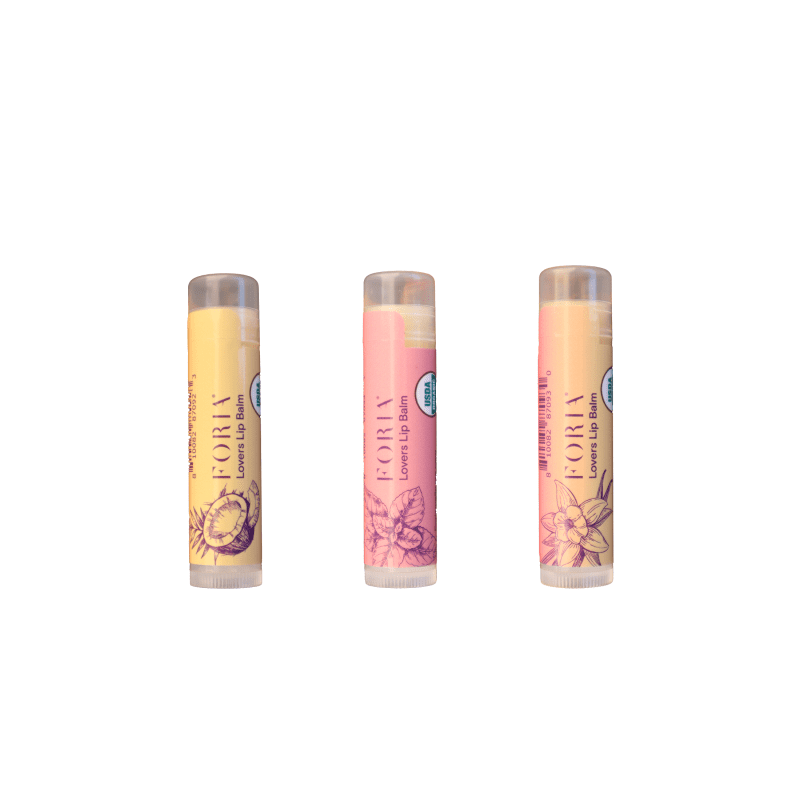 Lover Lip Balm Trio on white